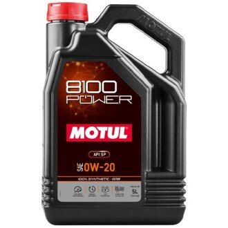 Моторна олива 8100 Power 0W-20, 5 л (824406) - MOTUL 111799