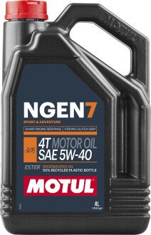 Моторна олива Ngen 7 5W-40, 4 л (839541) - MOTUL 111827