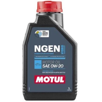 Моторна олива Ngen Hybrid 0W-20, 1 л - MOTUL 111898