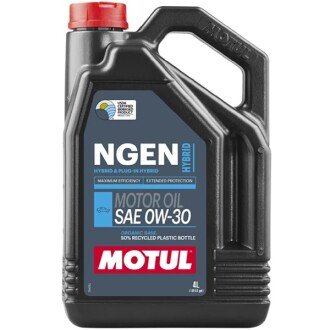 Моторное масло Ngen Hybrid 0W-30, 4 л (333007) - MOTUL 111904