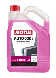 Концентрат антифризу AUTO COOL (тип охолоджувача G12 Evo/G65) (5L), рожевий, стандартний: VW TL 774-L - MOTUL 112644