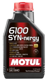Моторні оливи 6100 SYN-nergy 5W-40 1л - MOTUL 112961