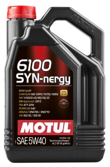 Моторні оливи 6100 SYN-nergy 5W-40 4л - MOTUL 112962