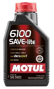 Моторні оливи 6100 SAVE-lite 5W-20 1л - MOTUL 113137