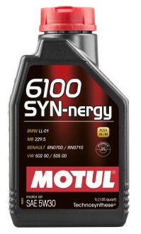 Моторні оливи 6100 SYN-nergy 5W-30 1л - MOTUL 113141