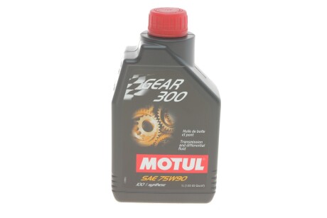 Gear 300 75W-90 1л (/105777) Синтетична трансмісійна олива МКПП API GL-4 / GL-5 - MOTUL 317101