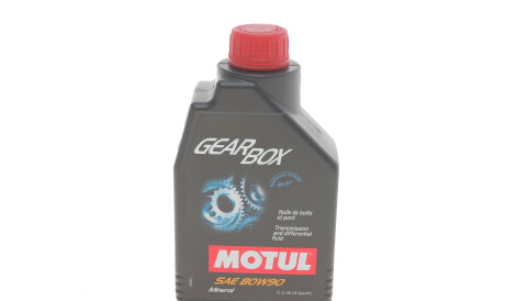 Масло трансмісійне мінеральне GEARBOX 80W-90, 1л - (888580616, 357513031A) MOTUL 317201