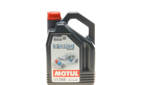 Моторное масло Hybrid 0W-8, 4 л (107156) - (0888083889, 0888086164, 84215A65B3A) MOTUL 333407