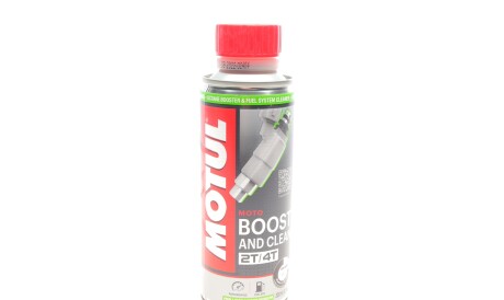 Присадка для бензинових двигунів мотоциклів Boost and Clean Moto (200ml) (=110873) - MOTUL 339513