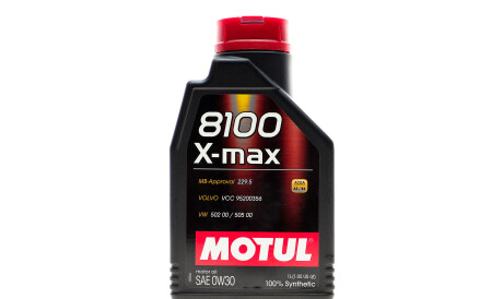 Моторное масло 8100 X-max 0W-30, 1 л (106569) - MOTUL 347201