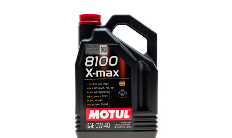 Моторное масло 8100 X-max 0W-40, 4 л (104535) - (g052167M4, 888080836, G052167M2) MOTUL 348207