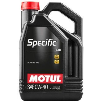 Моторна олива Specific A40 0W-40, 5 л (112075) - MOTUL 348306 (фото 1)