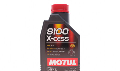 Моторна олива 8100 X-cess 5W-30, 1 л (108944) - MOTUL 368101