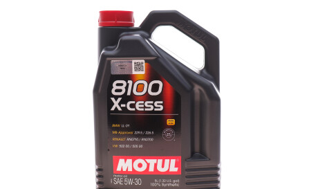 Моторна олива 8100 X-cess 5W-30, 5 л (108946) - MOTUL 368106