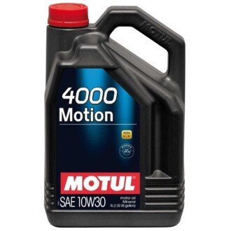 Моторное масло 4000 Motion 10W-30, 5 л (100334) - MOTUL 387206