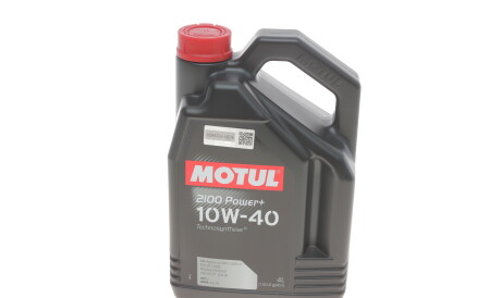 Моторна олива 2100 Power+ 10W-40, 4 л (109461) - (1942036, 1942043, 1942044) MOTUL 397707 (фото 1)