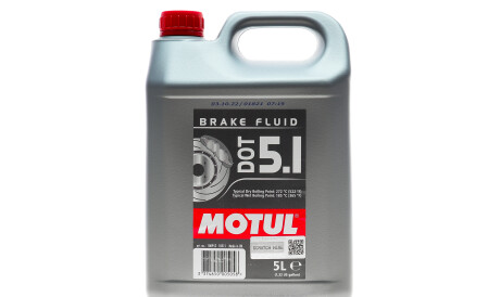 Рідина гальмівна DOT5.1 Brake Fluid, 5л - (7711575552) MOTUL 807006