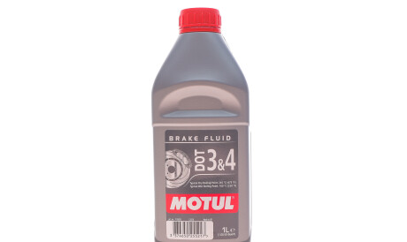 Жидкость тормозная DOT 3&4 Brake Fluid, 1л - MOTUL 807901