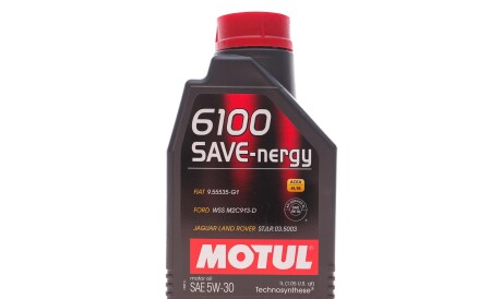 Моторное масло 6100 Save-nergy 5W-30, 1 л (107952) - (0888080365GO, 888080360, 888082870) MOTUL 812411