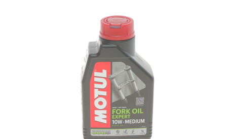 Масло 10W для мото вилок Fork Oil Expert Medium (1L) - MOTUL 822201
