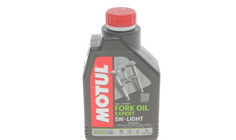 Масло 5W для мото вилок Fork Oil Expert Light (1L) - MOTUL 822301