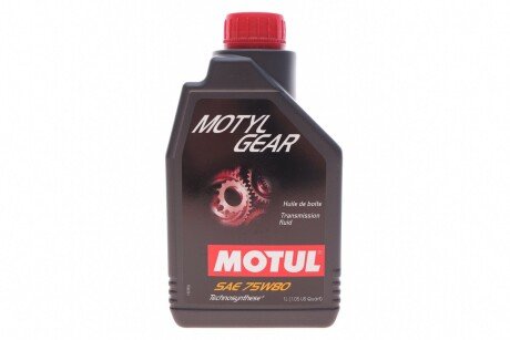 Motylgear 75W-80 1л (/105782) Напівсинтетична трансмісійна олива МКПП API GL-4 / GL-5 - MOTUL 823401