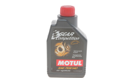 Gear Competition 75W-140 1л (/105779) Синтетична трансмісійна олива МКПП API GL-5 - MOTUL 823501