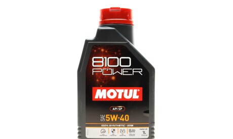 Моторное масло 8100 Power 5W-40, 1 л (111808) - MOTUL 824601