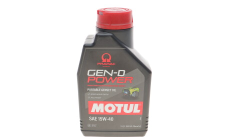 Моторна олива Gen-D Power 15W-40, 1 л (111238) - MOTUL 835201