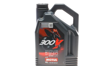 Моторна олива 300V 4T Factory Line Road 5W-40, 4 л (104115) - MOTUL 836041