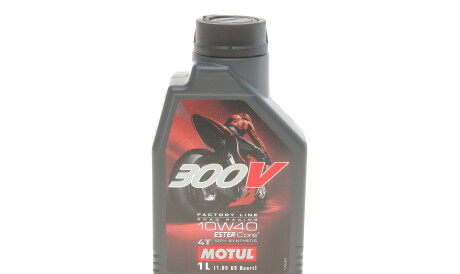 Моторное масло 300V 4T Factory Line 10W-40, 1 л (101348/104118) - MOTUL 836111