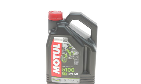 Моторна олива 5100 4T 15W-50, 4 л (104083) - MOTUL 836741