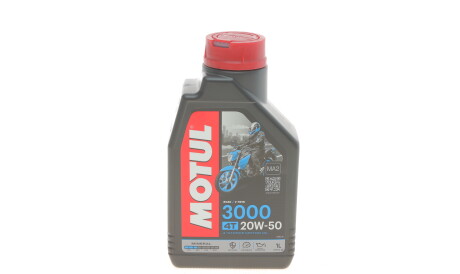 Моторна олива 3000 4T 20W-50, 1 л (104048/107318) - MOTUL 837011