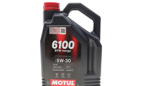 Олива 5W30 Syn-nergy 6100 (5L) (MB 229.5/Renault RN0710/RN0700/VW 502 00/505 00) (113145) - MOTUL 838451
