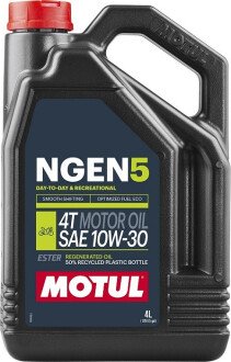 Моторное масло Ngen 5 10W-30, 4 л (111828) - MOTUL 839041