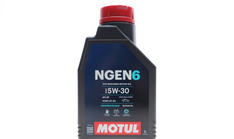 Олива 5W30 NGEN 6 (1L) (API PERFORMANCE SP/ILSAC GF-6A) (113111) - MOTUL 839811