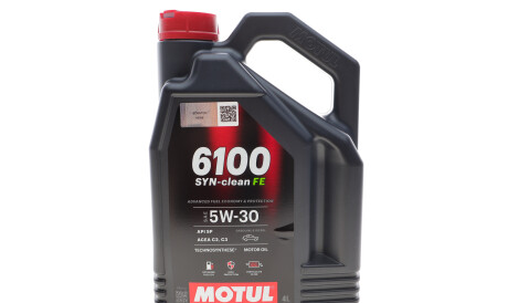 Олива 5W30 Syn-clean FE (4L) (API SP) (ACEA C2|C3) (112924) - MOTUL 841750