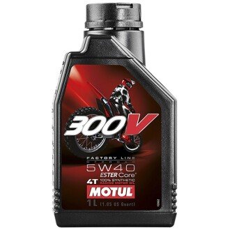 Моторное масло 300V Factory Line Off Road 4T 5W-40, 1 л (104134) - MOTUL 845611