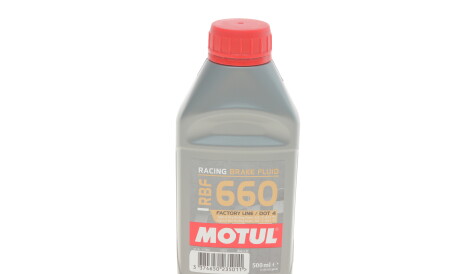 Рідина гальмівна RBF 660 Factory Line DOT 4, 0,5л - MOTUL 847205