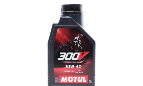 Олива 10W40 300V FACTORY LINE OFF ROAD 4T (1L) (112558) - MOTUL 847611