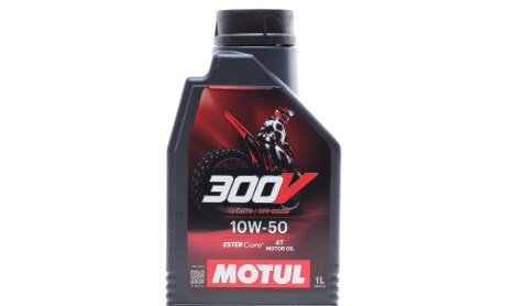 Олива 10W50 300V FACTORY LINE OFF ROAD 4T (1L) (112560) - MOTUL 847711