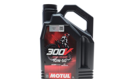 Олива 10W50 300V FACTORY LINE OFF ROAD 4T (4L) (112561) - MOTUL 847741