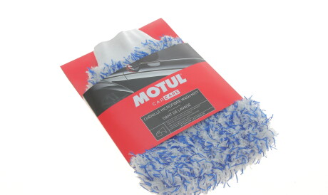 Перчатка для мойки автомобиля (хлопок) CAR CARE Cotton Chenille Wash Mitt (110112) - MOTUL 850132