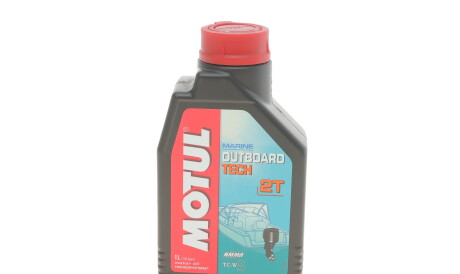 Моторное масло Outboard Tech 2T, 1 л (102789) - MOTUL 851711