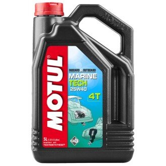 Моторна олива Marine Tech 25W-40, 5 л (107716) - MOTUL 853151