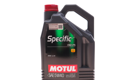 Моторна олива Specific CNG/LPG 5W-40, 5 л (101719) - (83212365929, 83212465854) MOTUL 854051 (фото 1)