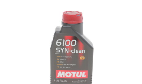 Моторное масло 6100 Syn-Clean 5W-40, 1 л (107941) - MOTUL 854211