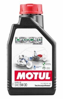 Моторное масло LPG-CNG 5W-30, 1 л (110664) - MOTUL 854511