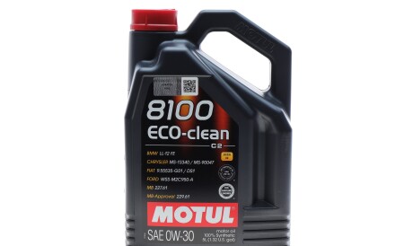 Моторное масло 8100 Eco-Clean 0W-30, 5 л (102889) - MOTUL 868051