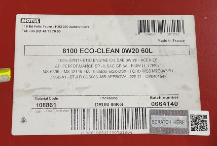 Фото 2 - Моторна олива MOTUL 868161